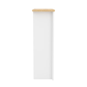 Bücherregal ARLES 60 x 24 x 75 cm weiss