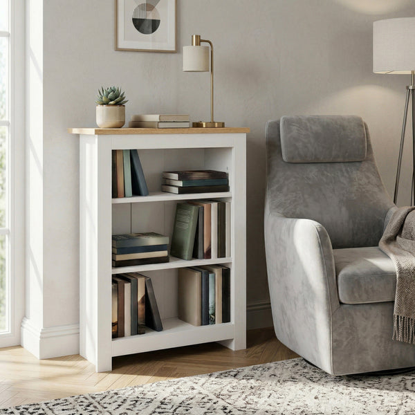 Bücherregal ARLES 60 x 24 x 75 cm weiss