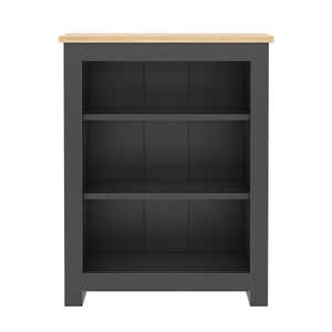 Bücherregal ARLES 60 x 24 x 75 cm anthrazit