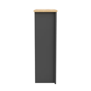 Bücherregal ARLES 60 x 24 x 75 cm anthrazit