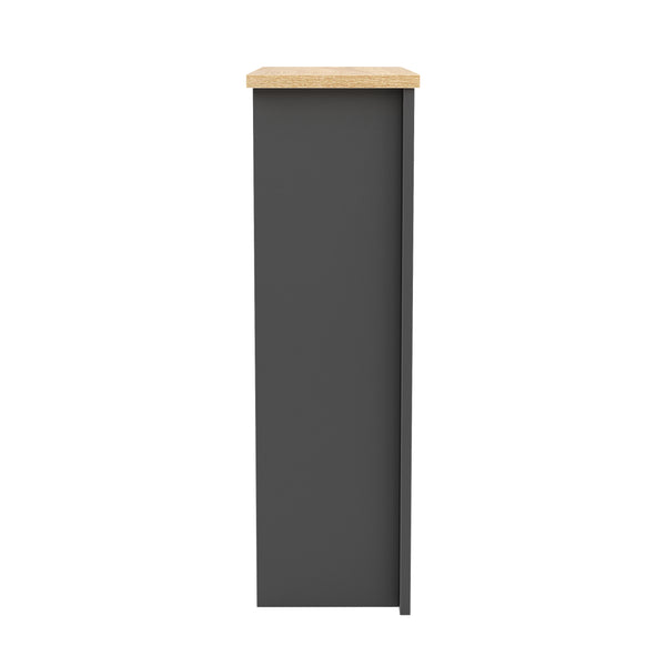 Bücherregal ARLES 60 x 24 x 75 cm anthrazit