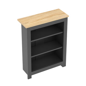 Bücherregal ARLES 60 x 24 x 75 cm anthrazit
