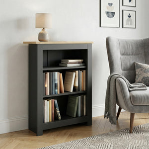 Bücherregal ARLES 60 x 24 x 75 cm anthrazit