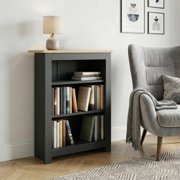Bücherregal ARLES 60 x 24 x 75 cm anthrazit