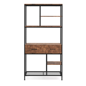 Bücherregal Vintage BONITA 2 Schubladen 90 x 180 cm