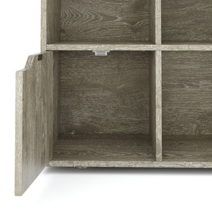 Bücherregal BROOKS 6 Fächer 60 x 91 cm braun