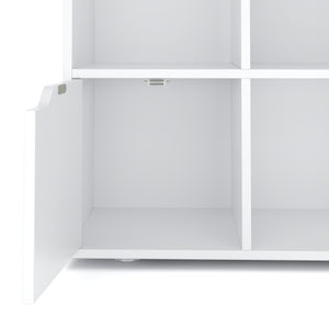 Bücherregal BROOKS 6 Fächer 60 x 91 cm weiss