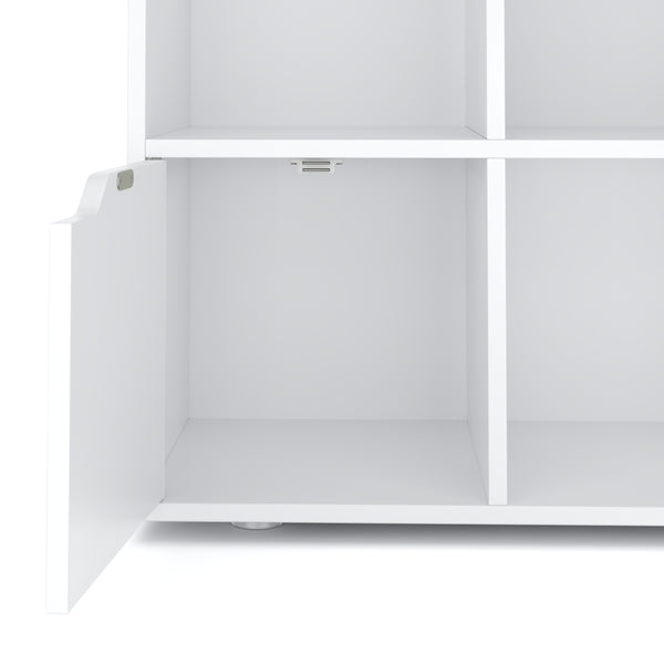 Bücherregal BROOKS 6 Fächer 60 x 91 cm weiss