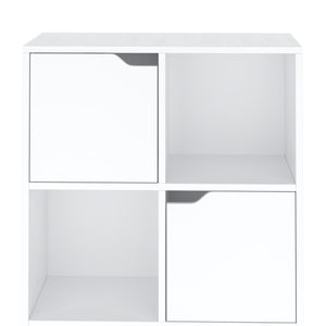 Bücherregal BROOKS 6 Fächer 60 x 91 cm weiss