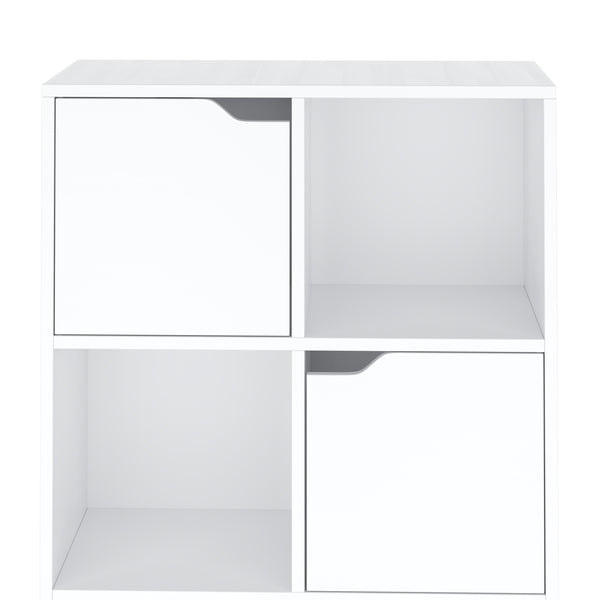 Bücherregal BROOKS 6 Fächer 60 x 91 cm weiss