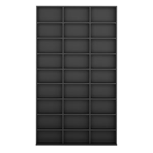Bücherregal CD-Schrank MAKS 102 x 175 cm schwarz