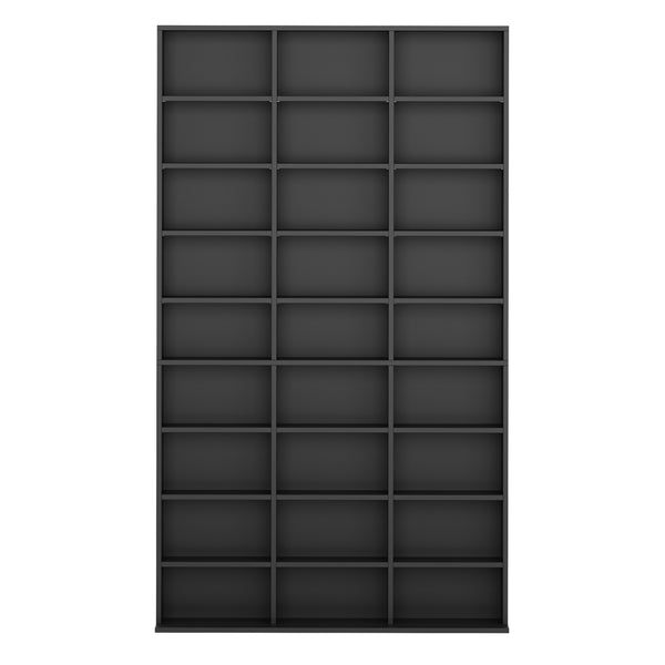 Bücherregal CD-Schrank MAKS 102 x 175 cm schwarz