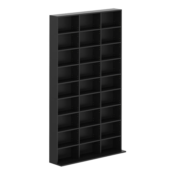 Bücherregal CD-Schrank MAKS 102 x 175 cm schwarz