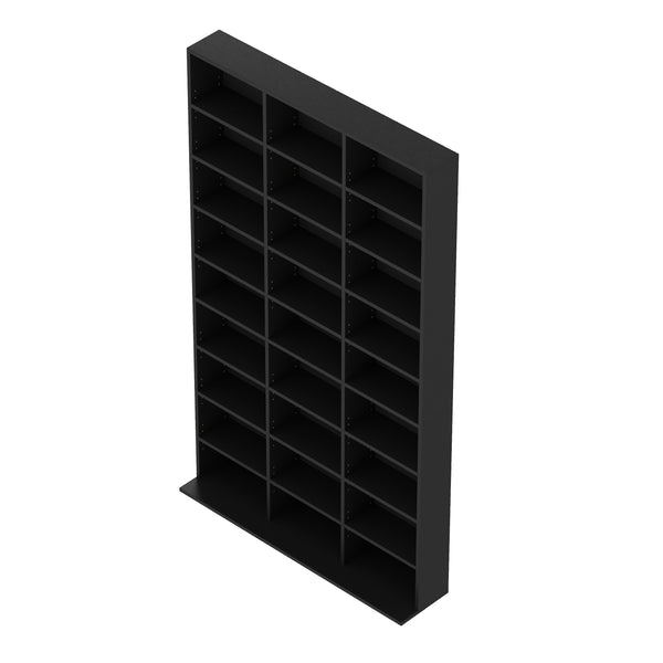 Bücherregal CD-Schrank MAKS 102 x 175 cm schwarz