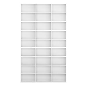 Bücherregal CD-Schrank MAKS 102 x 175 cm weiss