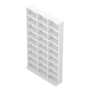 Bücherregal CD-Schrank MAKS 102 x 175 cm weiss