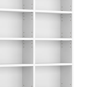 Bücherregal CD-Schrank MAKS 102 x 175 cm weiss