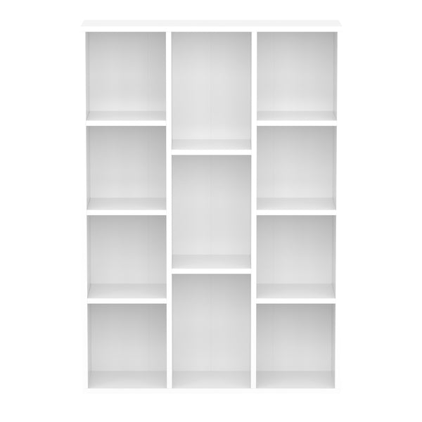 Bücherregal CYNTHIA 11 Fächer 74 x 106 cm weiss