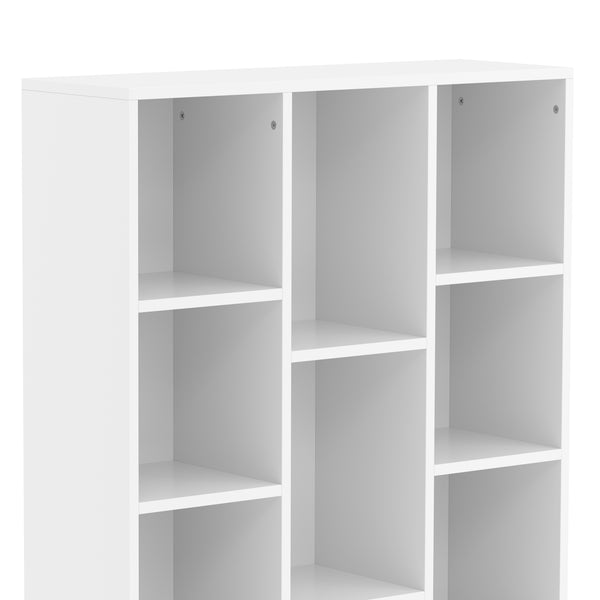 Bücherregal CYNTHIA 11 Fächer 74 x 106 cm weiss