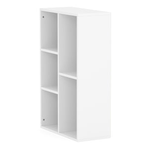 Bücherregal CYNTHIA 5 Fächer 50 x 80 cm weiss