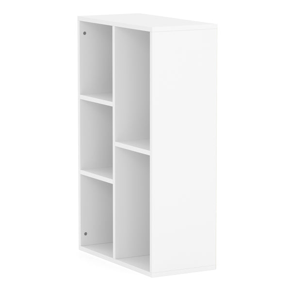 Bücherregal CYNTHIA 5 Fächer 50 x 80 cm weiss