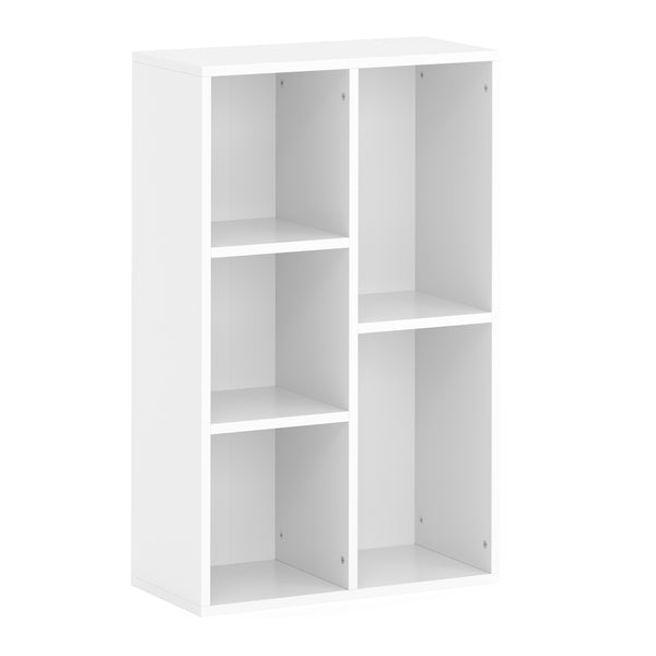 Bücherregal CYNTHIA 5 Fächer 50 x 80 cm weiss