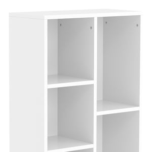 Bücherregal CYNTHIA 7 Fächer 50 x 106 cm weiss