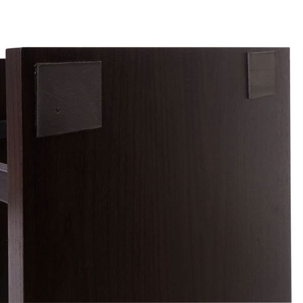 Bücherregal Dohna 183x80cm 3D-Struktur 5 Ebenen schwarz Metall