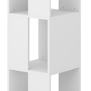 Bücherregal Drehregal JOAN mit 3 Fächer 34 x 109 cm weiss