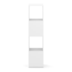 Bücherregal Drehregal KIANO mit 4 Ebenen 36 x 150 cm weiss