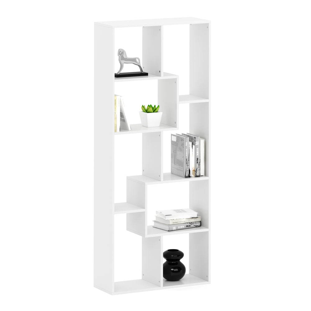 Bücherregal INES 67 x 160 cm weiss