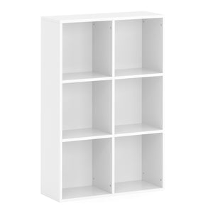 Bücherregal KLER 6 Fächer 65 x 98 cm weiss