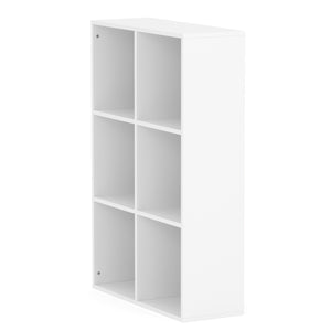 Bücherregal KLER 6 Fächer 65 x 98 cm weiss