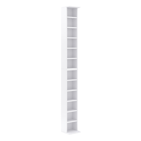 Bücherregal LIBERTY 21 x 184 cm weiss