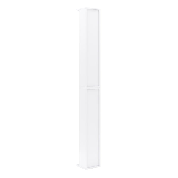 Bücherregal LIBERTY 21 x 184 cm weiss