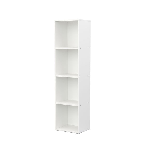 MAJA bookshelf with 4 compartments, white