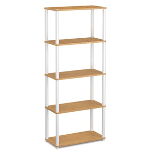 Bücherregal MANIFIC 60 x 30 x 146 cm braun/weiss
