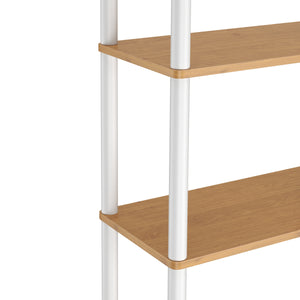 Bücherregal MANIFIC 60 x 30 x 146 cm braun/weiss