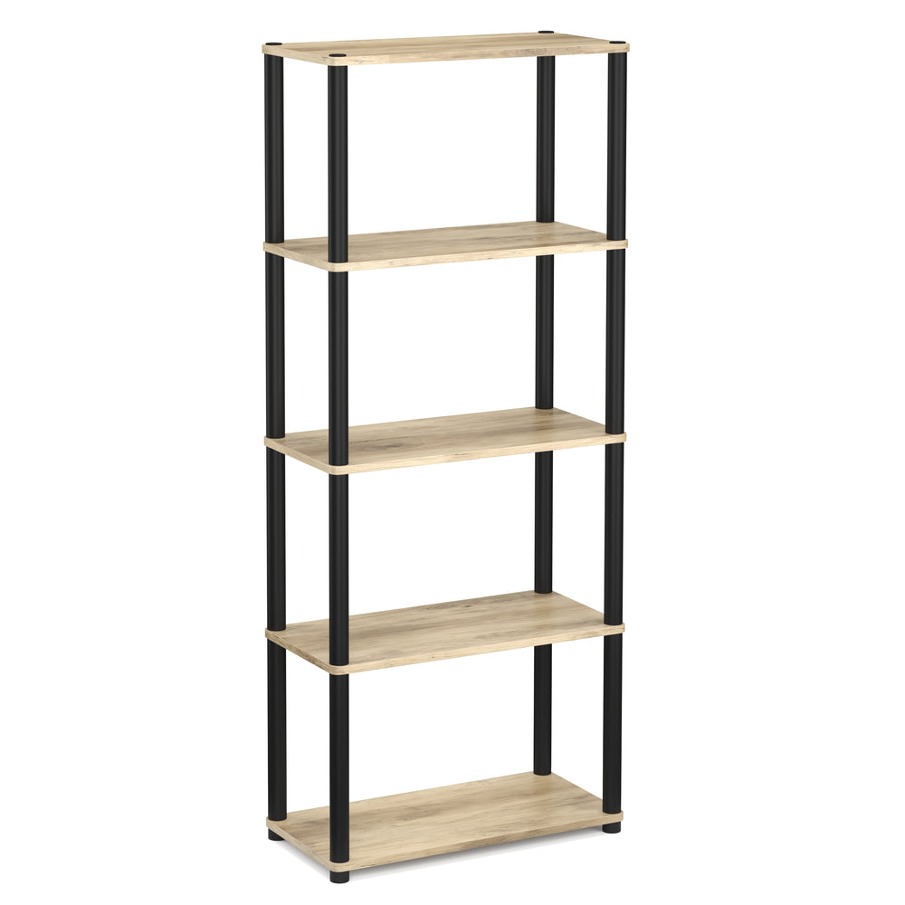 Bücherregal MANIFIC 60 x 30 x 146 cm braun/schwarz