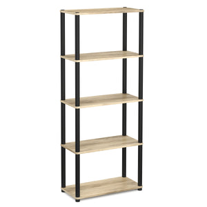 Bücherregal MANIFIC 60 x 30 x 146 cm braun/schwarz