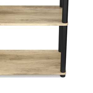 Bücherregal MANIFIC 60 x 30 x 146 cm braun/schwarz
