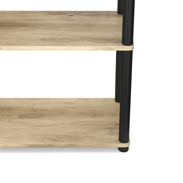 Bücherregal MANIFIC 60 x 30 x 146 cm braun/schwarz