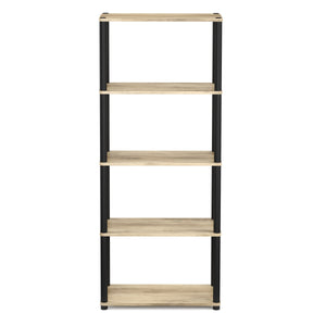 Bücherregal MANIFIC 60 x 30 x 146 cm braun/schwarz