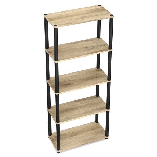 Bücherregal MANIFIC 60 x 30 x 146 cm braun/schwarz
