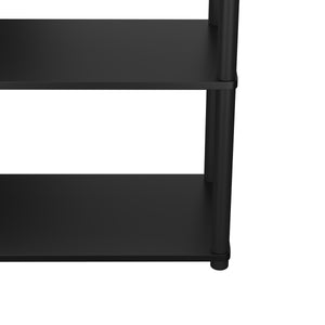 Bücherregal MANIFIC 60 x 30 x 146 cm schwarz