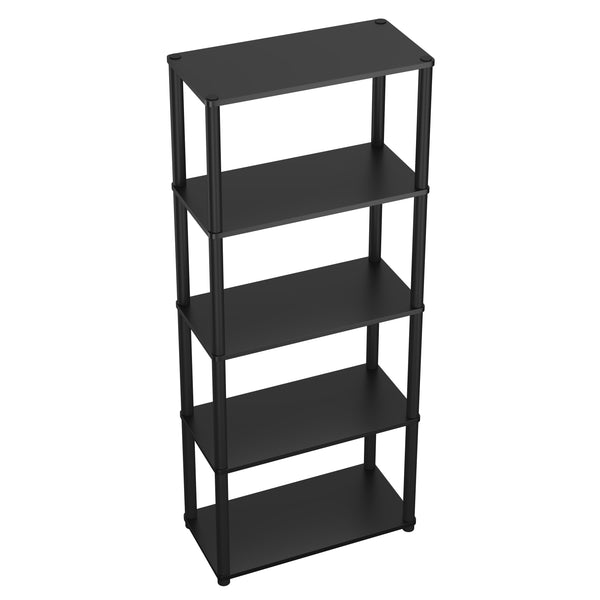 Bücherregal MANIFIC 60 x 30 x 146 cm schwarz