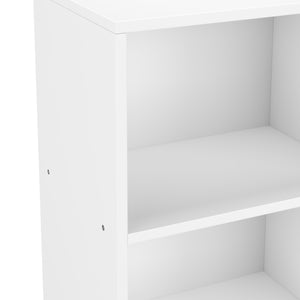 Bücherregal NORDIC 42 x 30 x 127 cm weiss