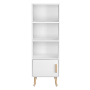 Bücherregal NORDIC 42 x 30 x 127 cm weiss