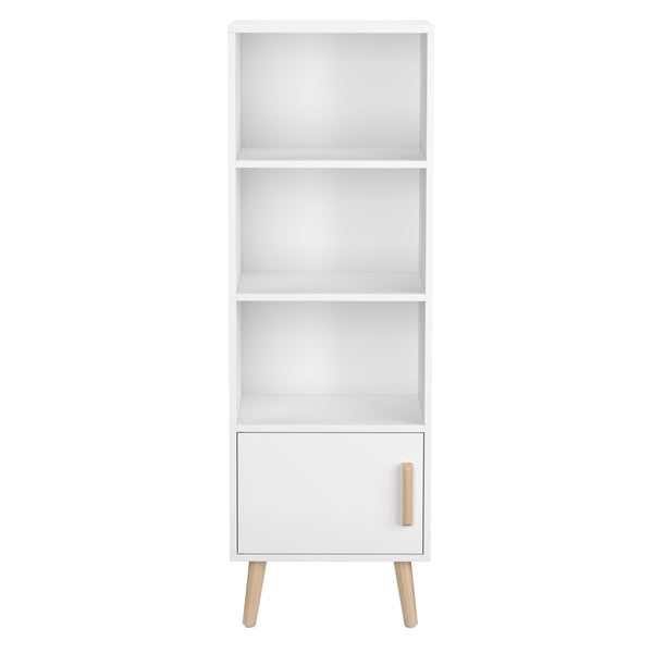 Bücherregal NORDIC 42 x 30 x 127 cm weiss