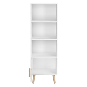 Bücherregal NORDIC 42 x 30 x 127 cm weiss
